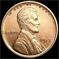 1913-D RD Wheat Cent UNCIRCULATED