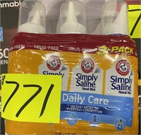 Arm & hammer simply saline daily care exp 9-21