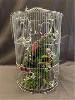 22.5 INCH BIRD CAGE DECORATION WITH
