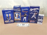 A Variety of Brewer Bobbleheads