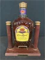 Collectible  bottle on stand unopened