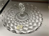 11 1/2" Fostoria American Clear Sandwich Tray