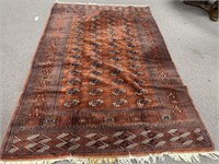 9'2 x 6' Bokhara Wool Area Rug