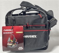 (CW) Husky 10" Electrician Bag w/ Driver Wall