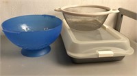 Strainers And Baking Pan With Lid