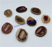 Lot of Agate Stone Magnets