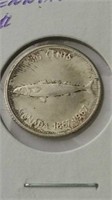 1967 Canada Centennial Unc 10 Cents