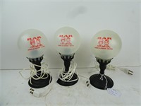 Lot of 3 Vintage Bar "Have A Drink With…" Bulb