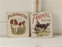 1923 Playmates & My Animal childrens books