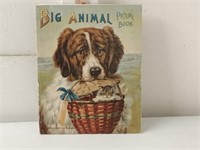 1902 Big Animal linen picture book McLoughlin