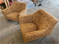 MCM pair of arm chairs