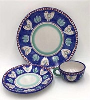 3 Pieces of C.V.M. Italian Ceramic Dishes