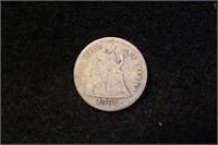 1891-S Seated Liberty Silver Dime