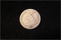 1877-CC Seated Liberty Silver Dime