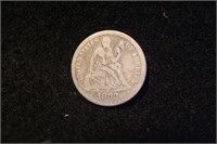 1882 Seated Liberty Silver Dime