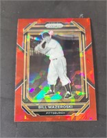 2023 Prizm Bill Mazeroski Red cracked ice