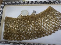 Vintage beaded collar necklace