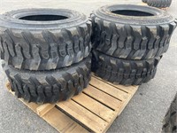 New Set Of (4) SKS-1 12-16.5 Skid Loader Tires