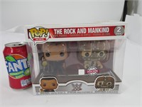 Funko Pop double pack, The Rock & Mankind