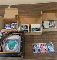 4 boxes of baseball cards - '88 Topps Big, '91