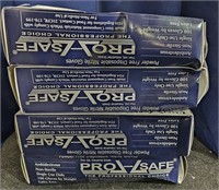 4 Boxes Pro Safe Nitrile Gloves sz L