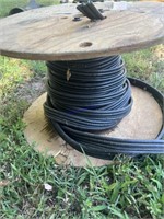 Partial spool of wire