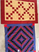 Two Colorful Quilts and Quilt Starter