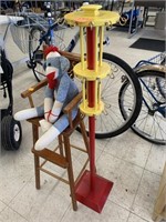 Doll High chair, Sock Monkey, Hook Item