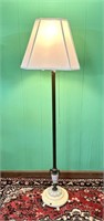 Vintage Floor Lamp with Stone Base - See Desc