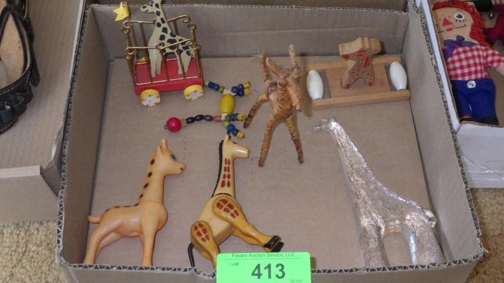 VINTAGE & NEWER GIRAFFE FIGURINES