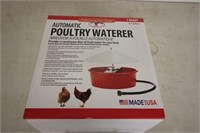 Auto poultry waterer