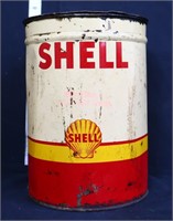 Vintage 5lb Shell Oil can