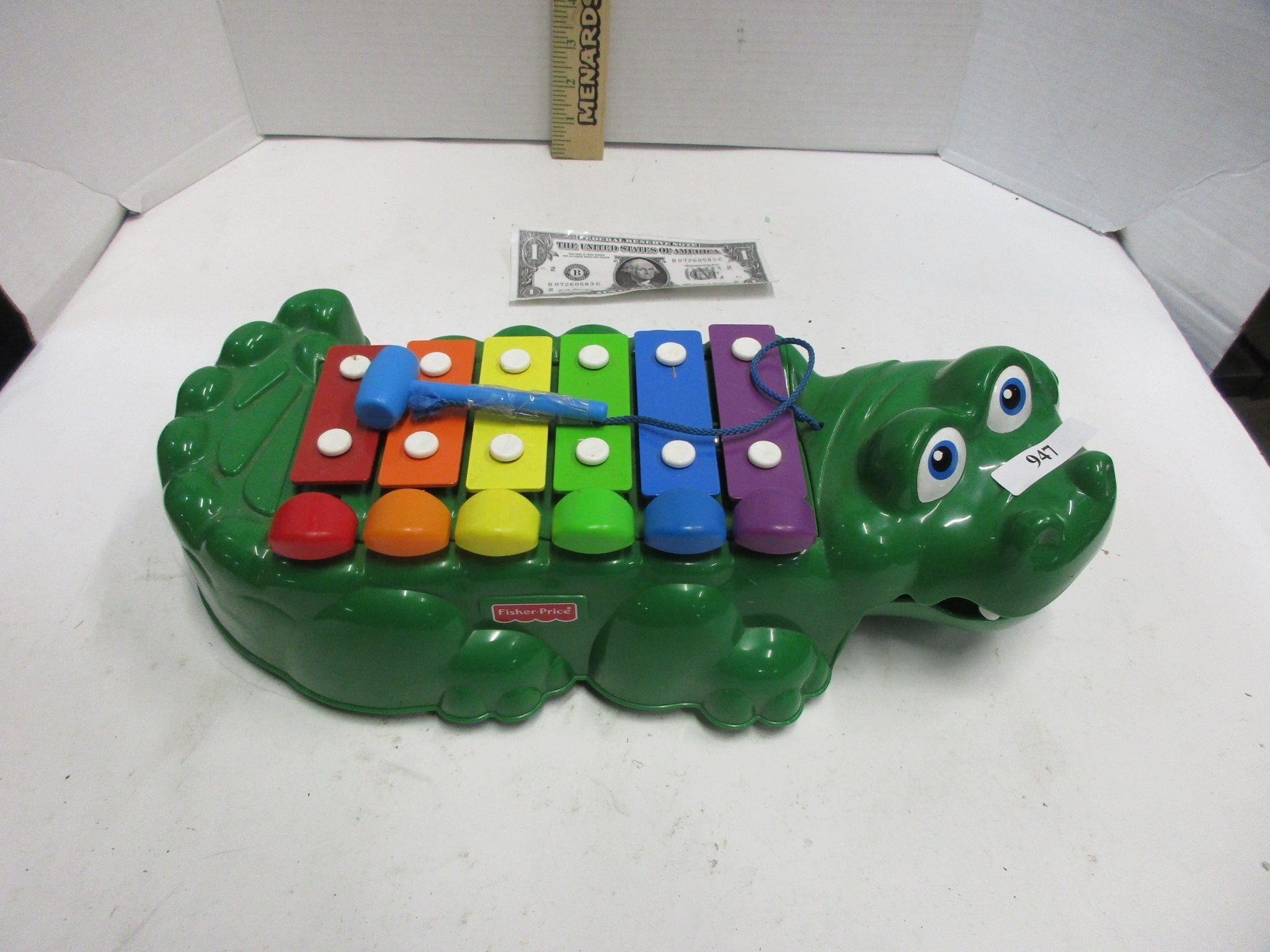 Fisher-Price xylophone crocodile