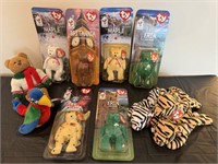 Ty Beanie Babies Maple, Erin, Britannia, Glory