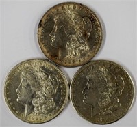 Morgan Silver Dollars (3)