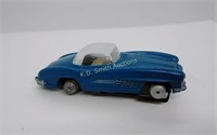 Vintage Lionel Blue & White Mercedes HO Slot Car