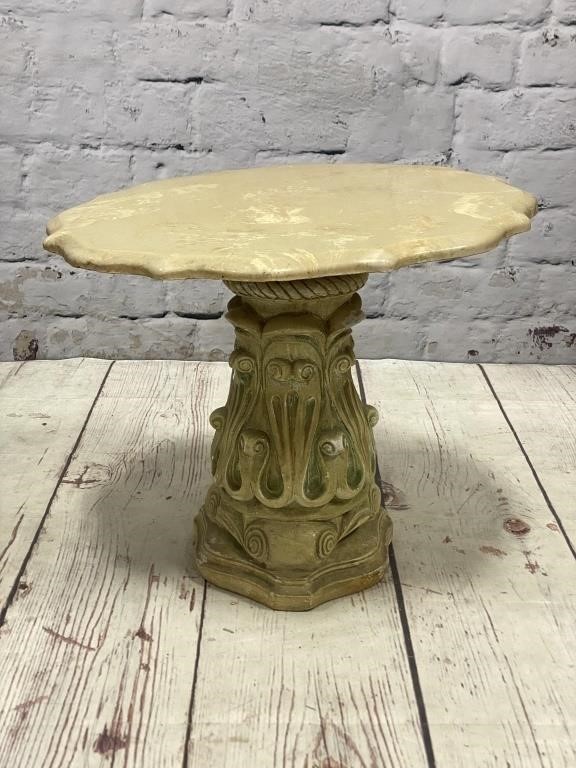 Marble Top Pedestal Table