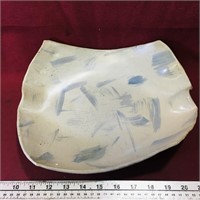 Nancy Ironside Painted Pottery Dish