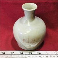 Jack Burke Painted Pottery Vase
