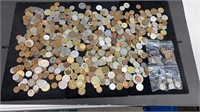 Large Assortment World / Foreign Coins, 5.82+