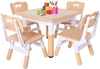 FUNLIO Kids 5-Piece Table Set  23.5in*23.5in