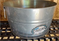 Behren’s 5 Gallon Galvanized Steel Utility Tub