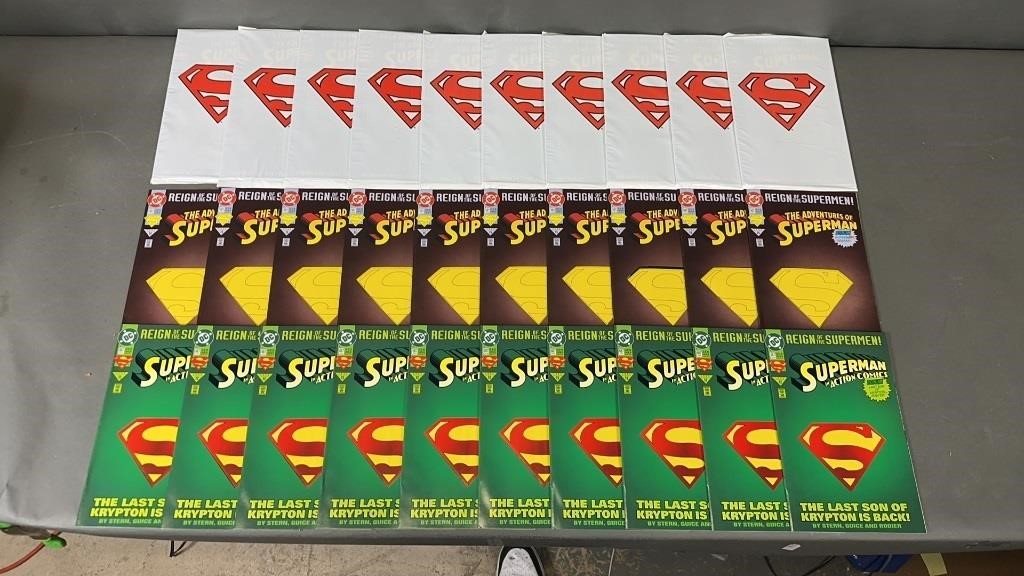 30pc Superman Key DC Comic Books