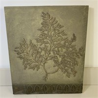 24 x 20 3D Green Plant & Leaves Wall Art