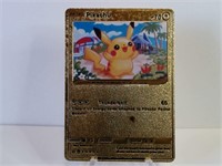 Pokemon Card Rare Gold Pikachu