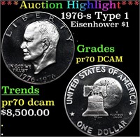 Proof ***Auction Highlight*** 1976-s Type 1 Eisenh