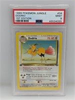 1999 Pokemon Jungle Dodrio 34 PSA 9 1st Edition