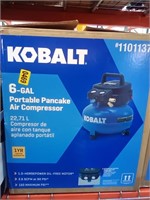 Kobalt 6 Gal Portable Pancake Air Compressor