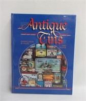 Hardcover Antique Tins Reference Book