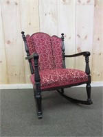 Fantastic Old Upholstered Rocking Chair